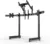 Next Level Racing Stand de Monitor Elite Quad Montagem Universal Ajustável Cinza