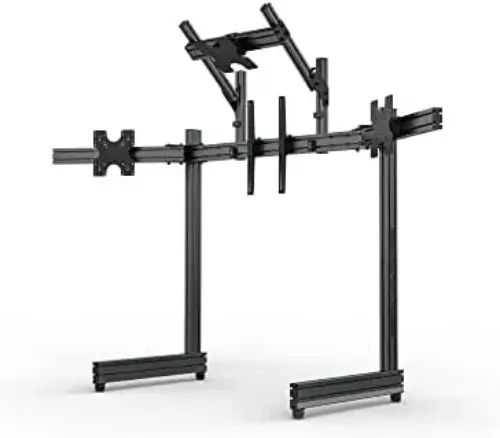 Next Level Racing Stand de Monitor Elite Quad Montagem Universal Ajustável Cinza