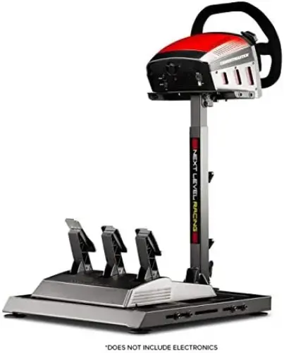Next Level Racing Wheel Stand Racer Compatível com Logitech, Thrustmaster e Fanatic Preto
