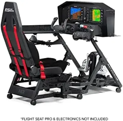 Next Level Racing Flight Stand Pro Compatível com HOTAS para Simulação de Voo