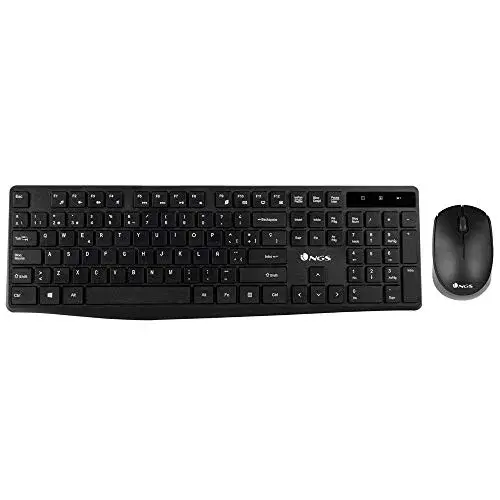 NGS Allure Teclado Sem Fios Preto Com Teclas Multimídia