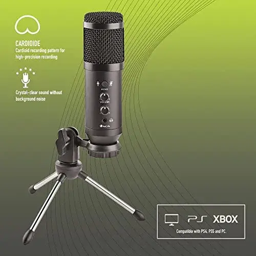 NGS GMICX-110 Microfone USB para streaming podcast e música acustica