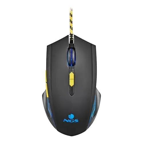 NGS GMX-123 3200 DPI USB Preto LED arco-íris