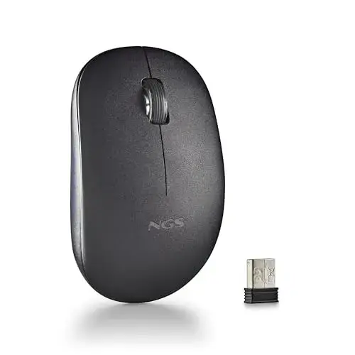 NGS Rato Wireless Silent Fogproblack 1000 DPI USB Preto