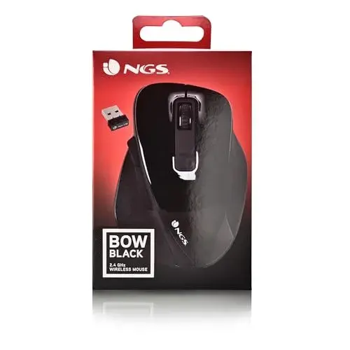 NGS Bow Rato Sem Fios 1600 DPI RF Preto
