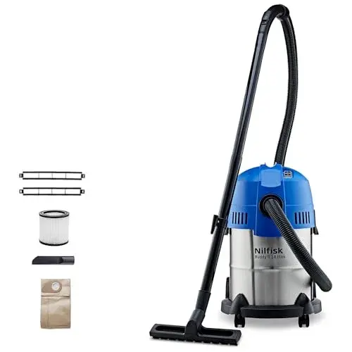 Nilfisk Buddy II 18 inox 1200 W aspirador de pó seco e molhado