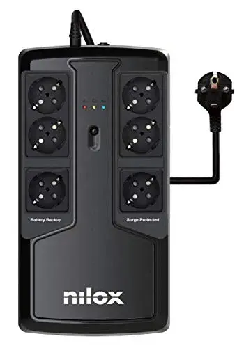 Nilox NXGCLIO8501X5V2 850VA 595W Linha Interativa