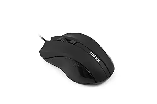 Nilox MOUSB1002 Mouse 1600 dpi USB Preto