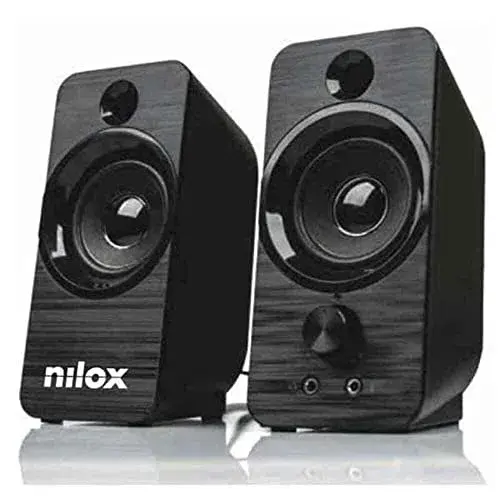 Nilox NXAPC02 Altifalantes para PC Preto