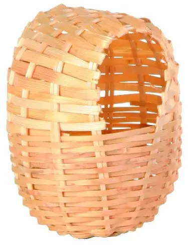 Ninho para pássaros em bambu pequeno