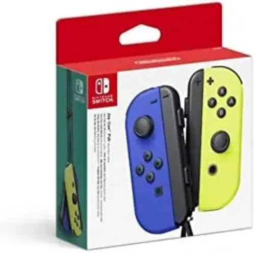 Nintendo Joy-Con Pair Azul/Yellow Neon Compatível com Nintendo Switch