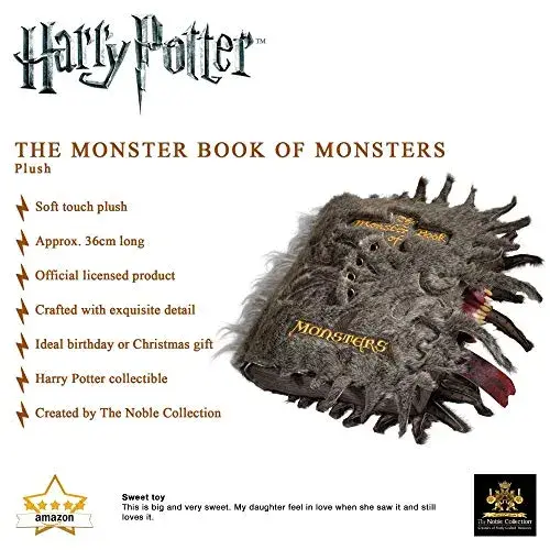 Noble Collection Colecionável Edição Peluche Livro Monstro Harry Potter