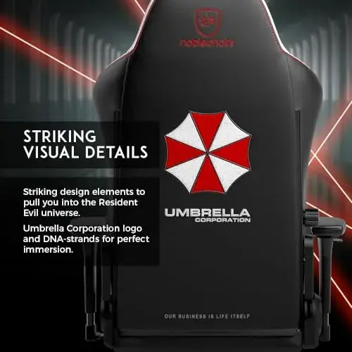 Noblechairs HERO Cadeira Gaming Resident Evil Umbrella
