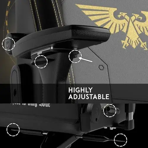 Noblechairs HERO Cadeira Gaming Warhammer 40k Edition