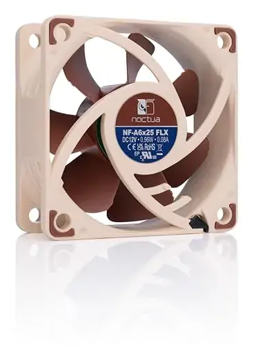 Noctua ventoinha para PC 60mm silenciosa NF-A6x25 FLX