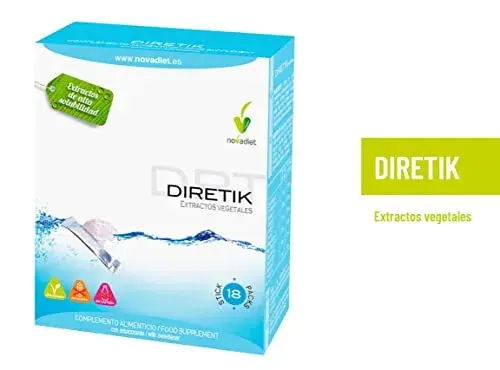 Novadiet Diretik Controle de Peso Extratos Vegetais 18 Sticks