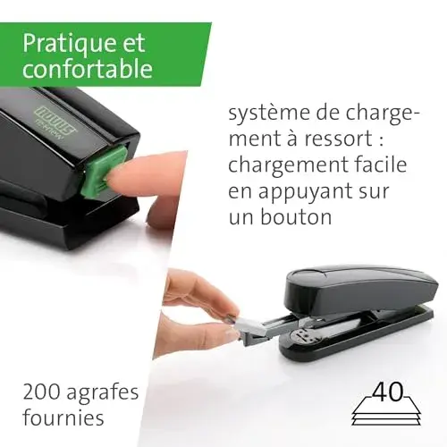 Novus Agrafador 1 unidade Recycle Preto