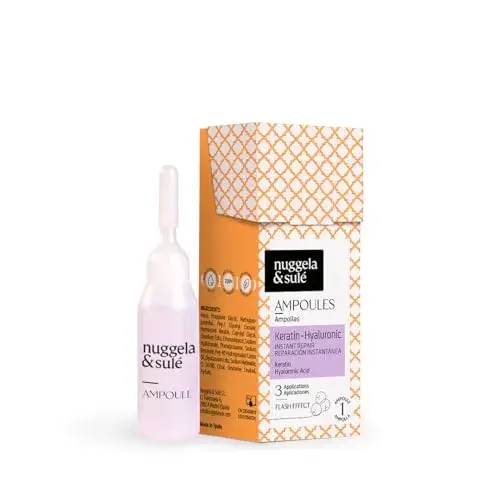 Nuggela & Sulé Keratin and Hyaluronic Ampola 10ml Reconstrutora e Hidratante