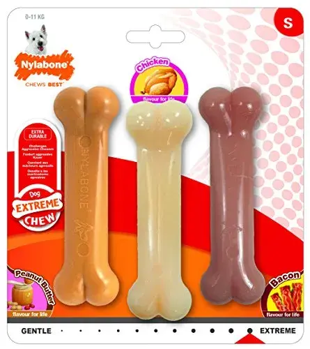 Nylabone Brinquedos Mastigáveis Pequeno Nylon Resistente