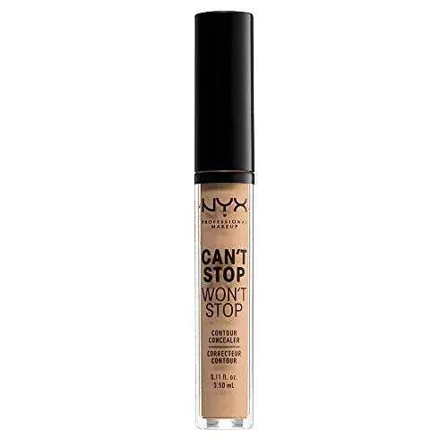 NYX Can’t Stop Won’t Stop Corretor Líquido Medium Olive 3,5ml Corretor vegano de alta cobertura