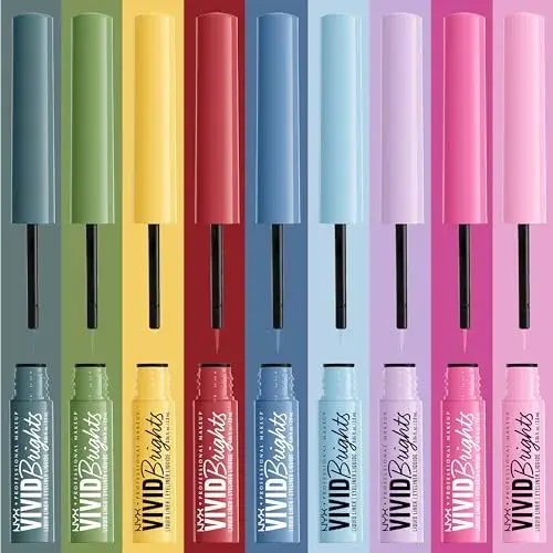 NYX Vivid Brights Eyeliner Liquid Cobalt Crush Matte 2ml