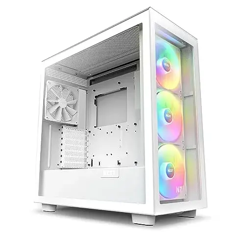 NZXT H7 Elite ATX Midi Tower Branca RGB 360mm