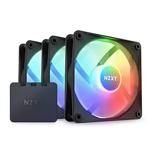 NZXT ventoinha para PC 12 cm preto RGB