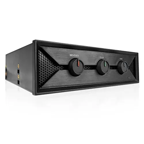 NZXT ventoinha para PC 13,3 cm preta HUE RGB LED Controller