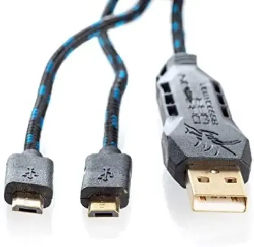 OEM Dragon War Dual Turbo Charging Cabo Controle Micro USB PS4 Xbox One