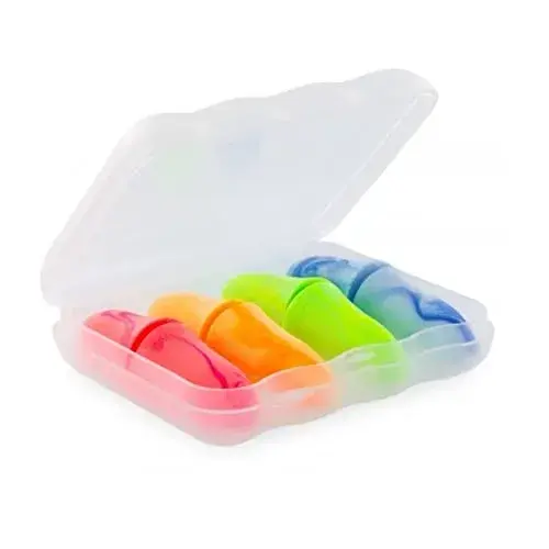 Ohropax Tampões Auditivos de Espuma Coloridas 8 unidades