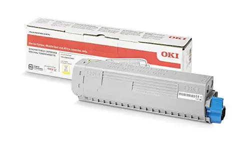 OKI C824/C834/C844 Toner Amarelo 5000 páginas