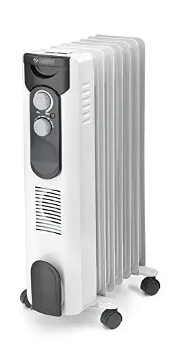 Olimpia Splendid Radiador 1500W Controle Rotativo Cinzento
