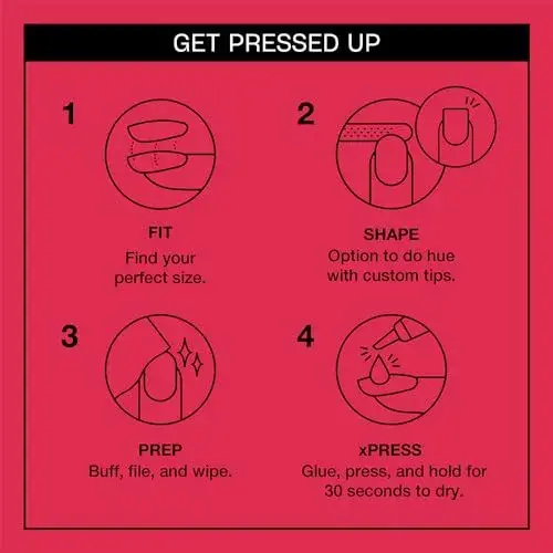 OPI Unhas Artificiais Strawberry Margarita