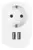 Orbegozo Tomada Adaptador USB e VDE 3680W Branco