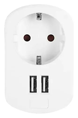 Orbegozo Tomada Adaptador USB e VDE 3680W Branco