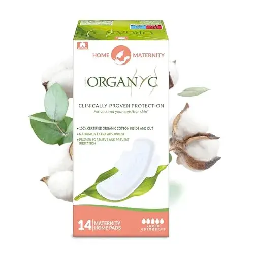 Organyc Penso Pós-parto Extra 14 Unidades Algodão Orgânico