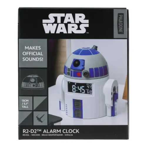 Paladone Relógio Despertador R2-D2 Star Wars Vermelho