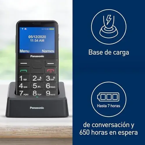 Panasonic KX-TU155EXBN Telefone Sem Fio Preto