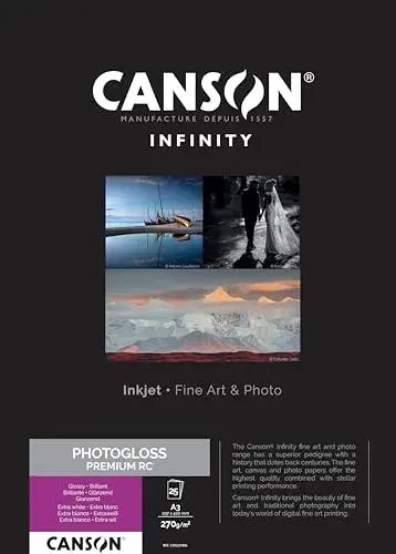 Papel Fotográfico Infinity Photo Gloss Premium RC A3 270g