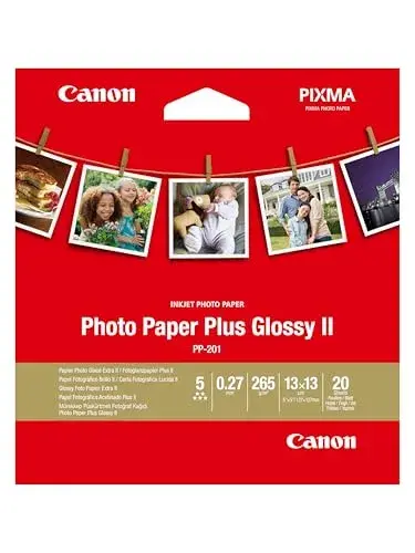 Papel Fotográfico PP-201 Plus Glossy II 13x13cm 265g