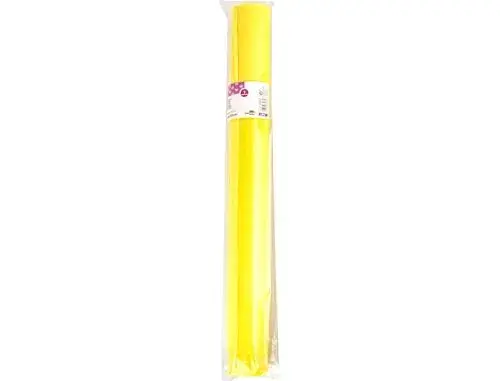 Papel Crepe Amarelo 50cm 2,5m