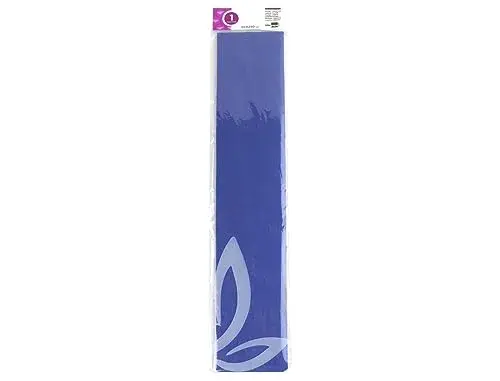 Papel Crepe Azul Marinho 50cm 1 folha