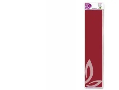 Papel Crepe Bordô 50cm 1 folha