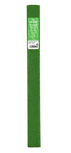 Papel Crepe Verde 50cm Rolo 250cm
