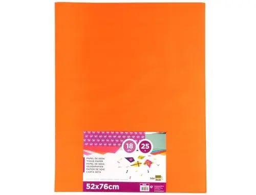 Papel de Seda Liderpapel Laranja