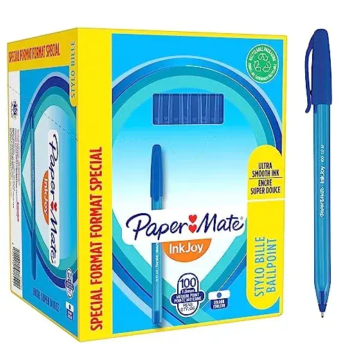 Paper Mate Inkjoy 100 Azul Caneta Esferográfica 1mm