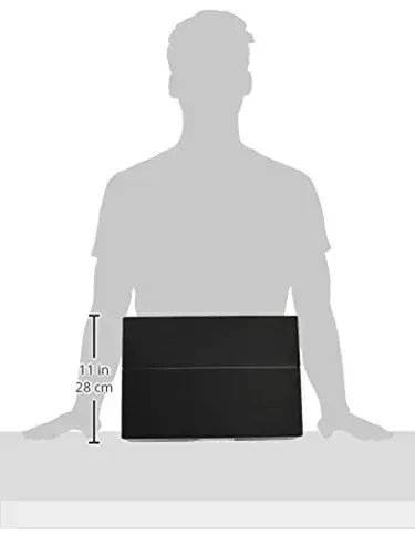 Pardo Estojo de Arquivo Horizontal 80mm Preto