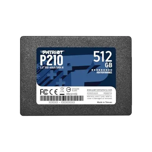 Patriot P210 512GB SSD SATA 3