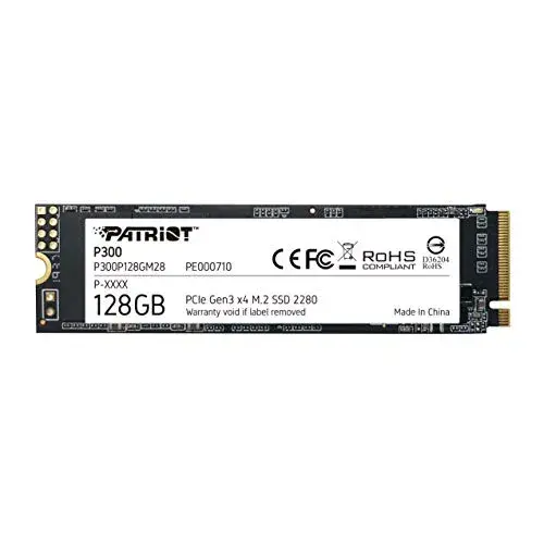Patriot P300 128GB SSD M.2 PCIe NVMe 1.3