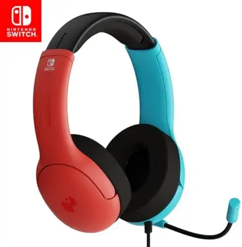 PDP LVL40 Fones de Ouvido Binaural Neon Pop Nintendo Switch